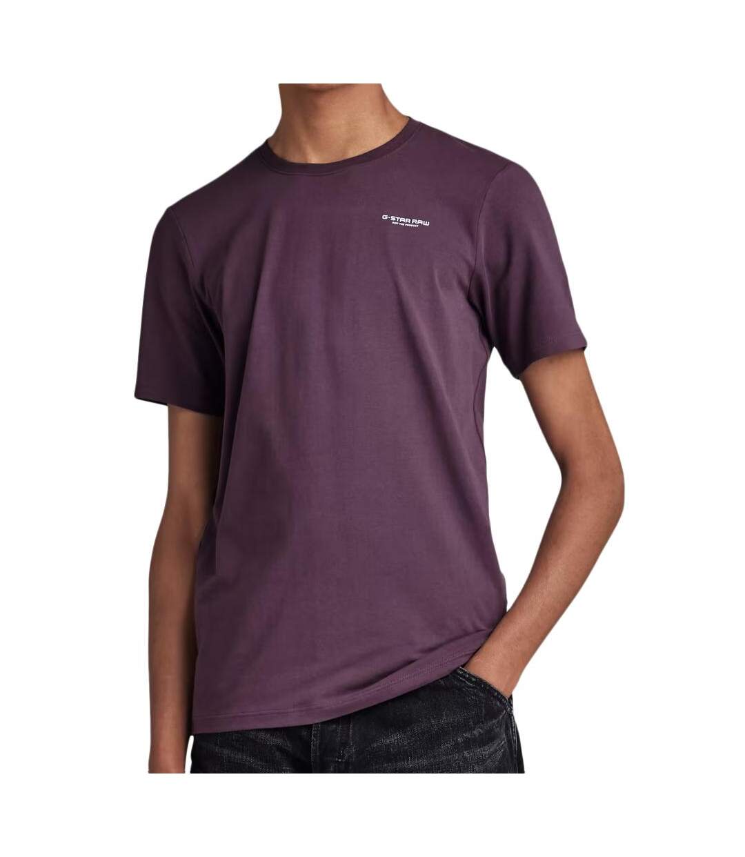 T-shirt Violet Homme G-Star Raw D19070 - L-1