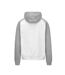 Sweat Zippé Homme Blanc/Gris Kappa Jack Slim Jacket - L