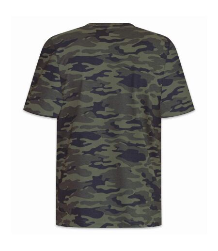 Duke Mens Gaston Kingsize Camouflage Print T-Shirt (Jungle) - UTDC195