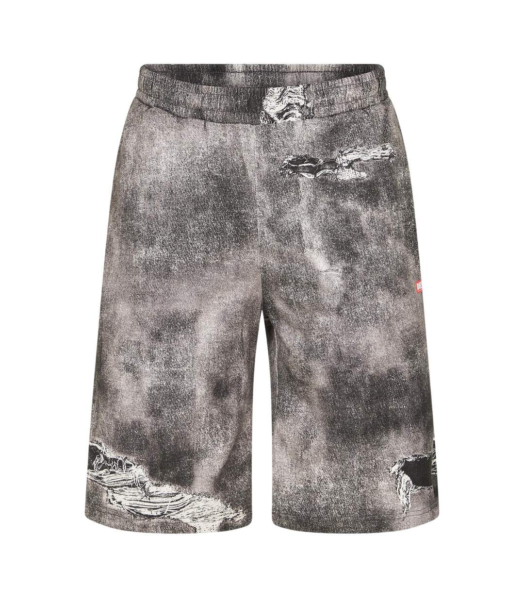 Short Homme Noir Gris Diesel-2