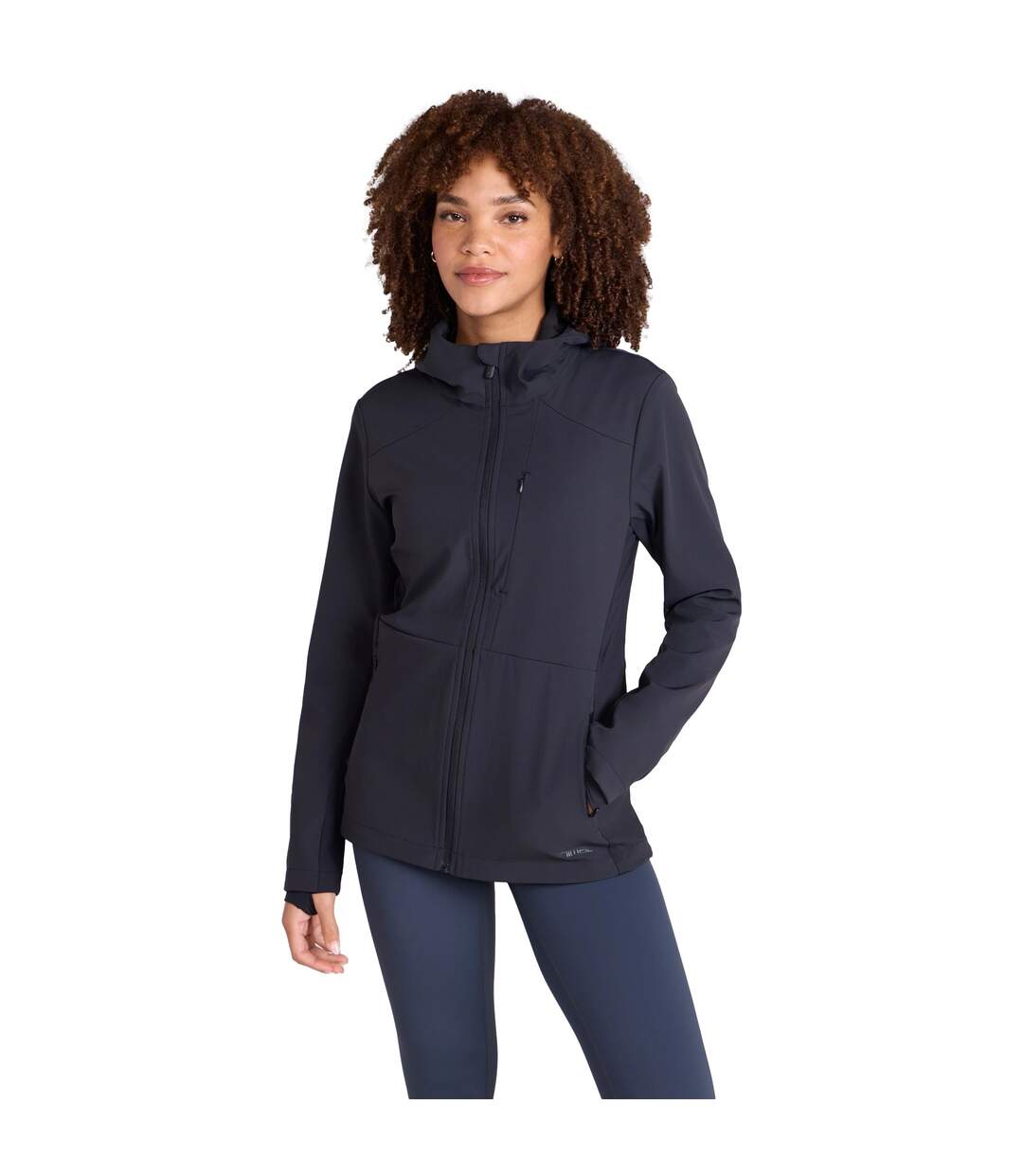 Veste Softshell Sport Solstice Femme Noir Animal-1