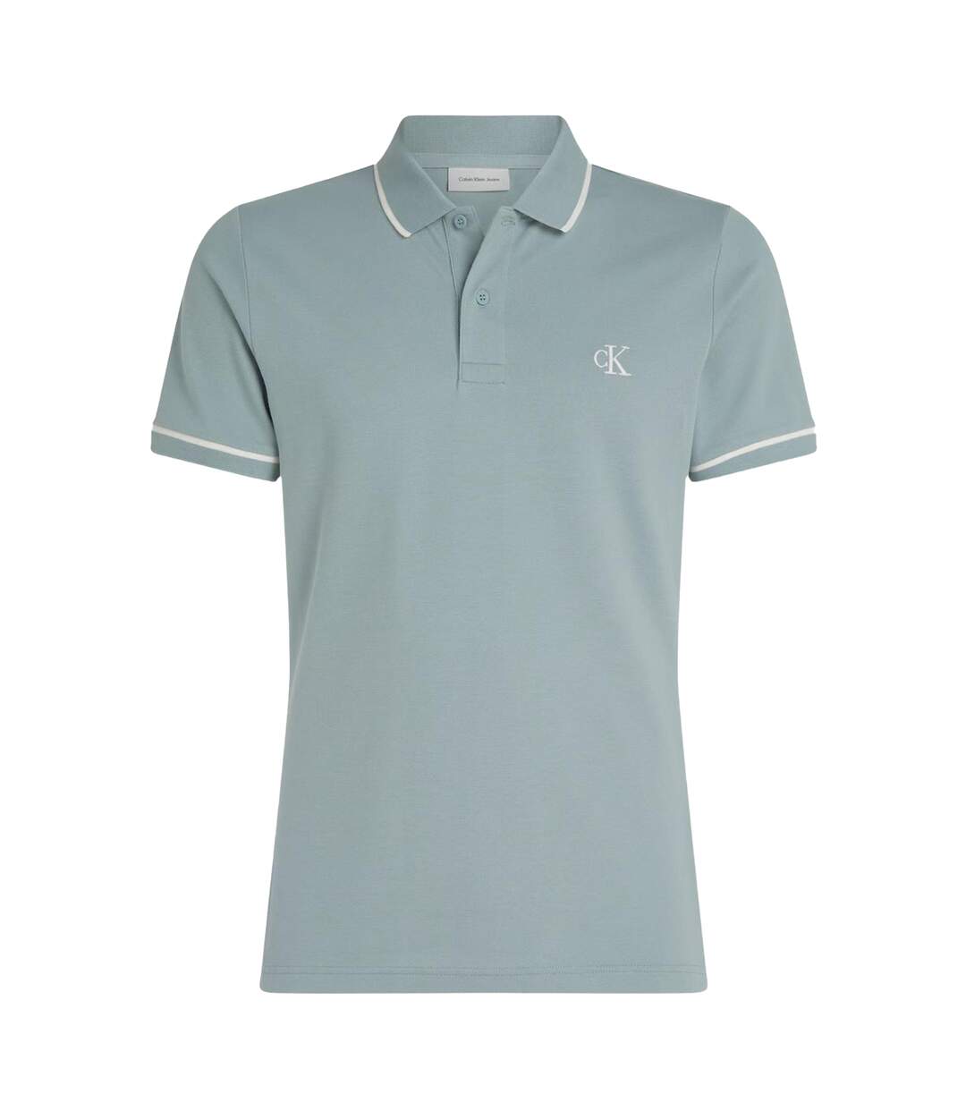 Polo Jeans Homme Gris Vert Calvin Klein-2