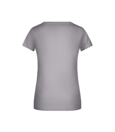 T-shirt Basic Femme Gris Acier James And Nicholson