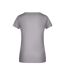 T-shirt Basic Femme Gris Acier James And Nicholson-2
