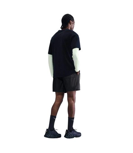 Mens Club Woven Logo Shorts Anthracite Volt Nike