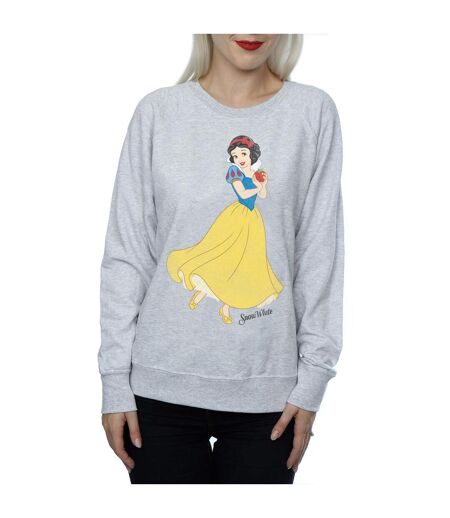 Disney Princess Womens/Ladies Classic Snow White Sweatshirt (Heather Grey)