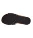Womens/ladies Leather Iqushion Adjustable Slides Black FitFlop-4