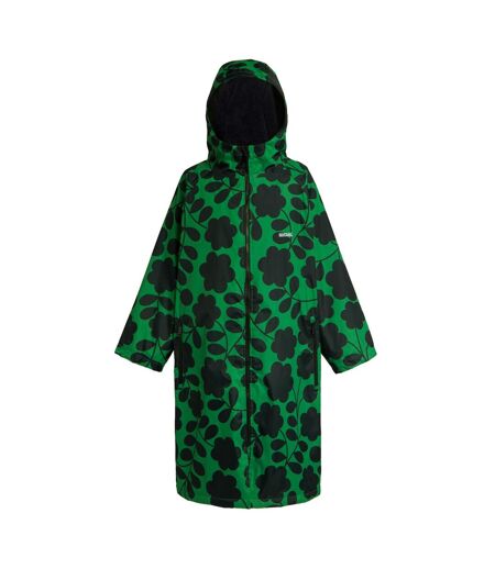 Regatta Womens/Ladies Orla Kiely Floral Changing Robe (Green) - UTRG10661