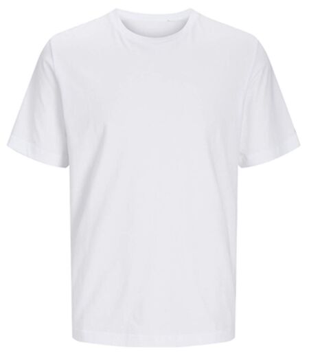 T-shirt manches courtes - JACK&JONES - Unisexe - JJ7526 - blanc