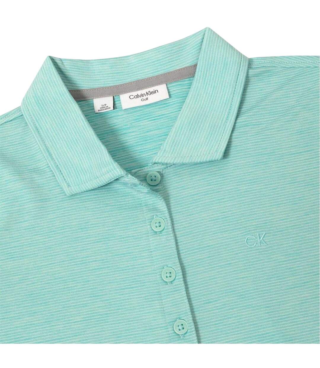 Polo Motif/style Fines Rayures Femme Jade Calvin Klein-3