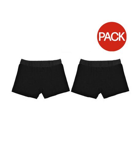 Boxers homme noir Wolf & Harte