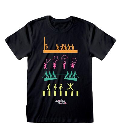 Squid Game - T-shirt - Adulte (Noir) - UTHE737