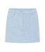 Jupe courte bleu femme pieces denim skirt-2
