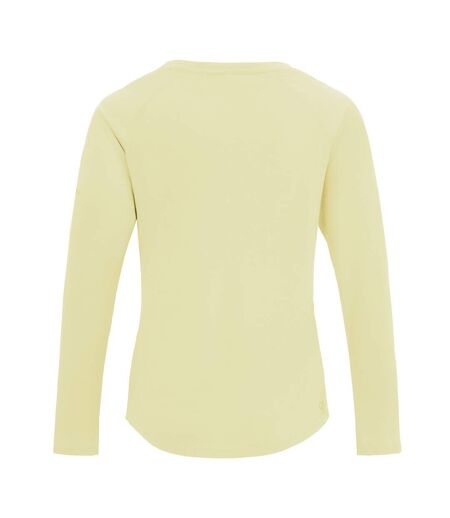 Womens/ladies Serenity Long-sleeved T-shirt Wax Yellow Dare 2B