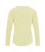 Womens/ladies Serenity Long-sleeved T-shirt Wax Yellow Dare 2B-2