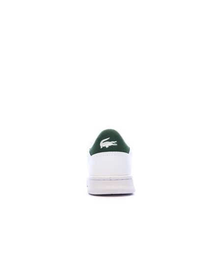 Baskets blanches/vertes femme lacoste carnaby set