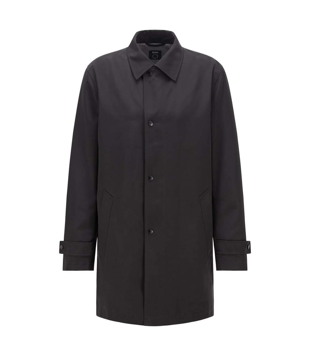 Pardessus Dain5 Homme Noir Boss-2