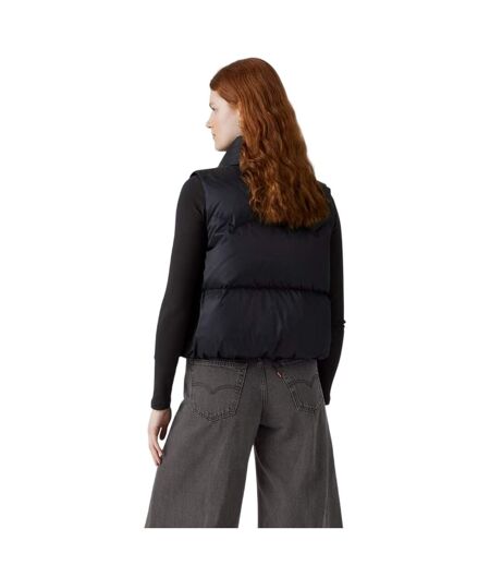 Womens/ladies Western Bubble Gilet Black Levis