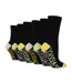 Wildfeet - 6 Paires Femme Chaussettes Bambou Unies | Fantaisie Mignon-1
