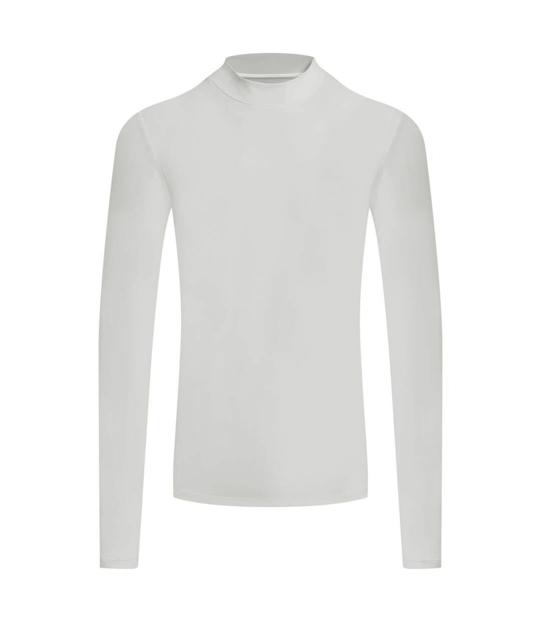 Mens Mock Neck Long-sleeved Golf Top White Craghoppers-2