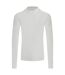 Mens Mock Neck Long-sleeved Golf Top White Craghoppers-2