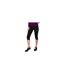 Womens/ladies Cycling Capri Shorts Black Muddyfox-1