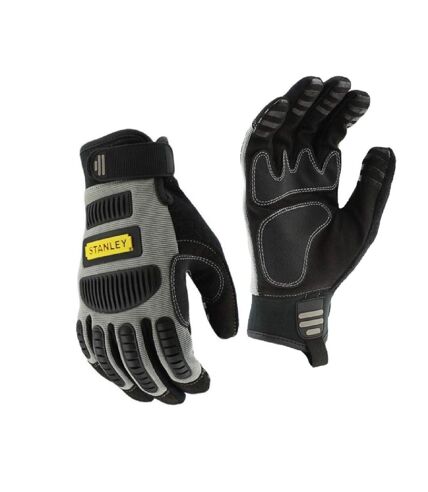 Mens extreme performance glove one size black/grey Stanley