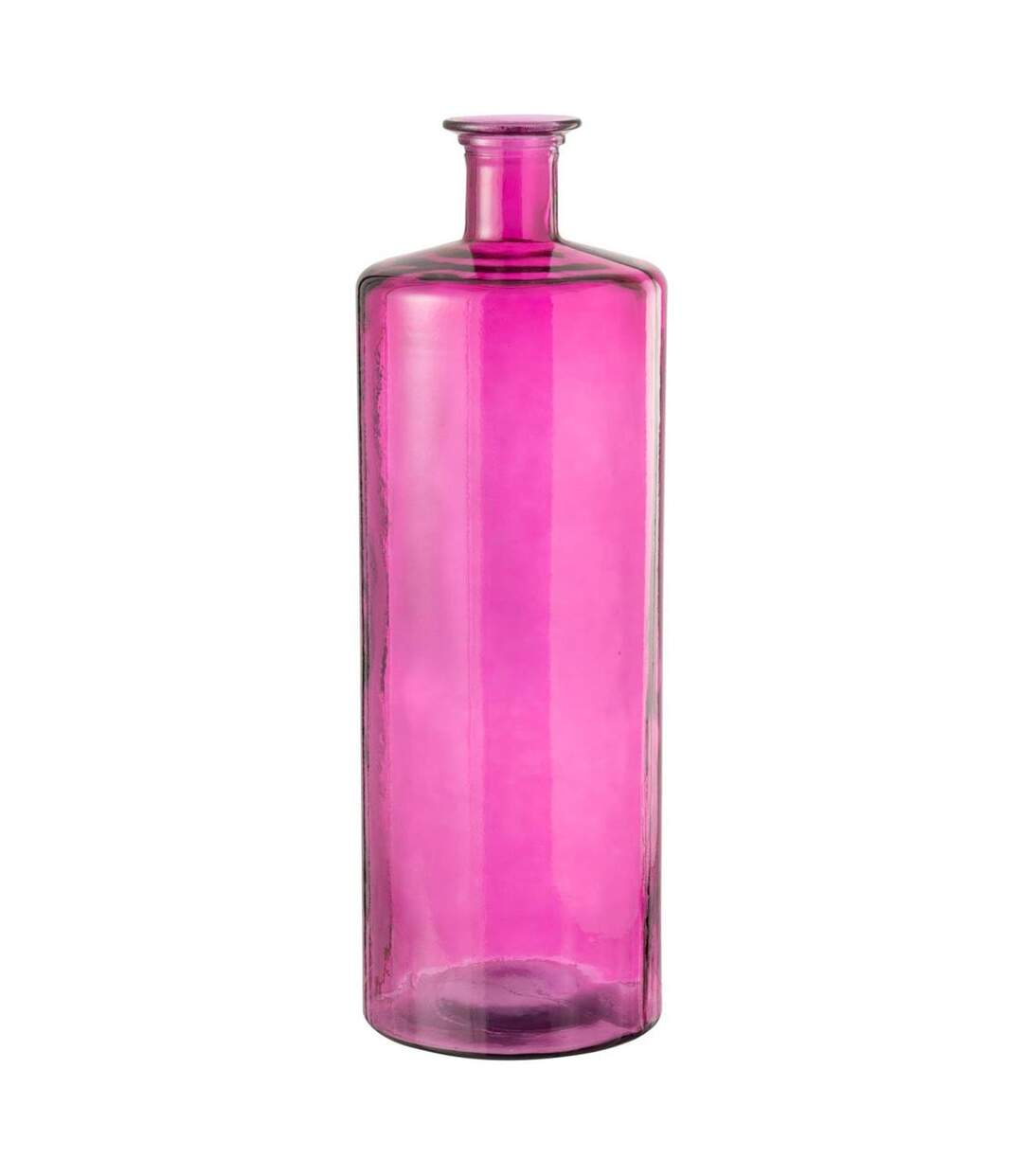 Vase Bouteille en Verre Ricot 75cm Rose-1