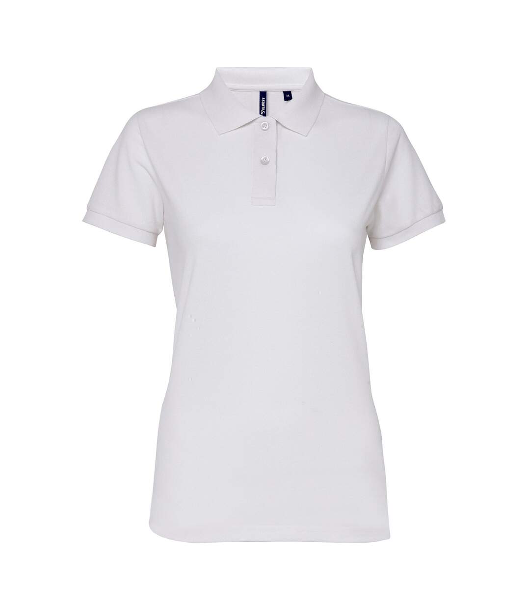 Polo manches courtes femme blanc Asquith & Fox