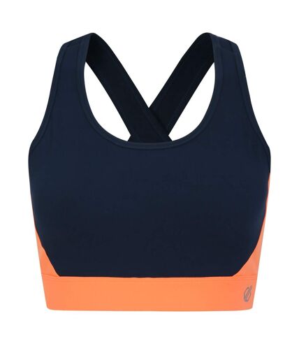 Brassière de sport swift femme denim sombre / orange Dare 2B