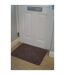 Basic ribbed indoor door mat 50cm x 80cm dark brown Groundsman-2