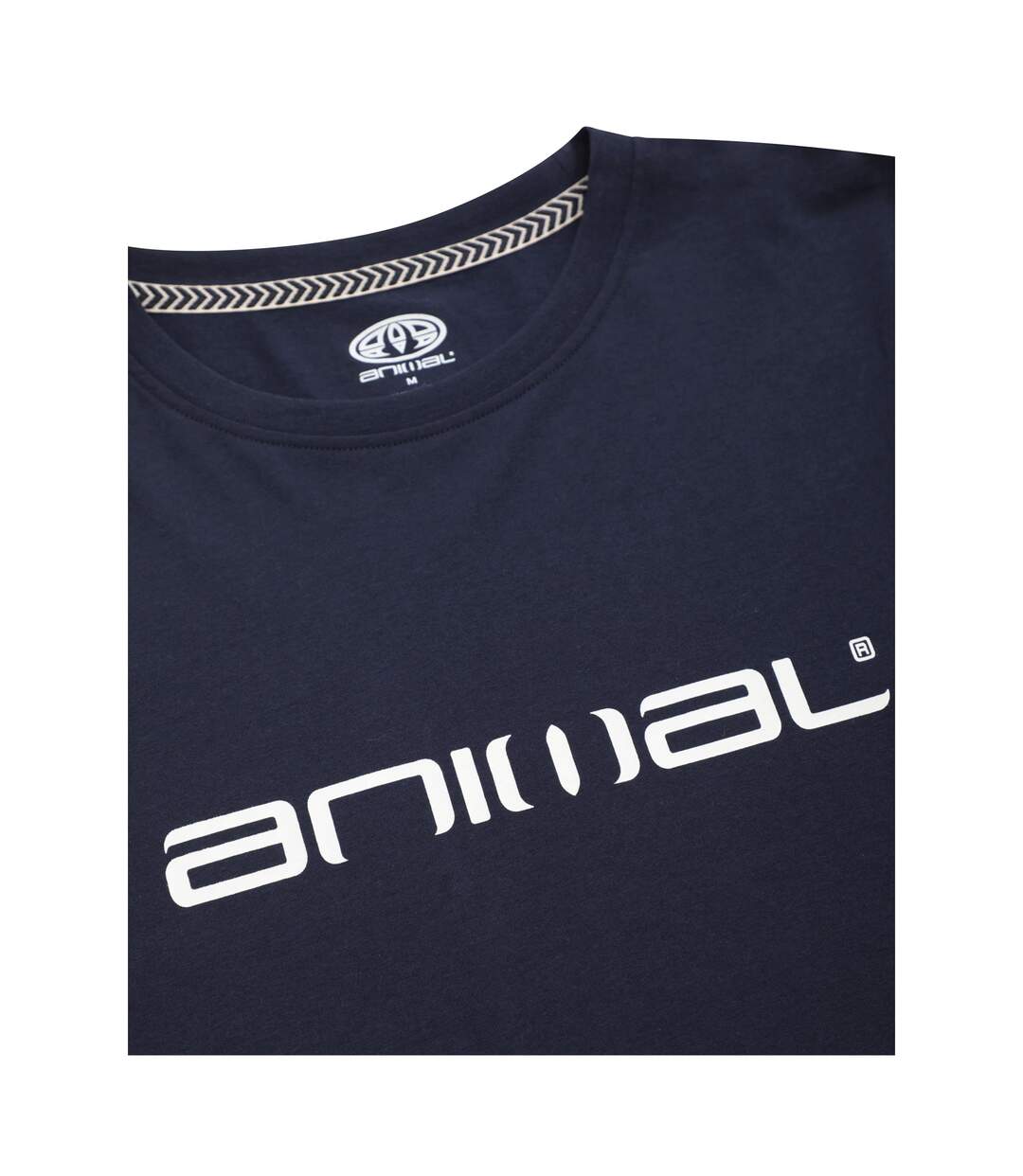 T-shirt classico homme bleu marine Animal Animal