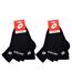 Chaussettes Femme LOTTO Socquettes Tiges 2 tiers Pack de 6 Paires WOMEN QUARTER NOIR-2