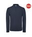 Pack of 2  Id.001 mens long sleeve polo  ultramarine B&C