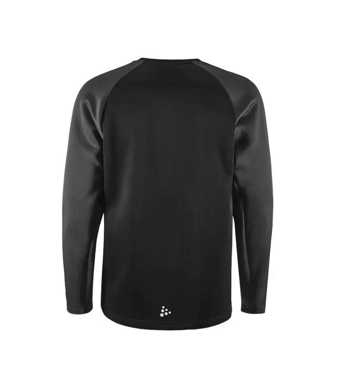 Sweat noir homme homme craft crewneck - m-2