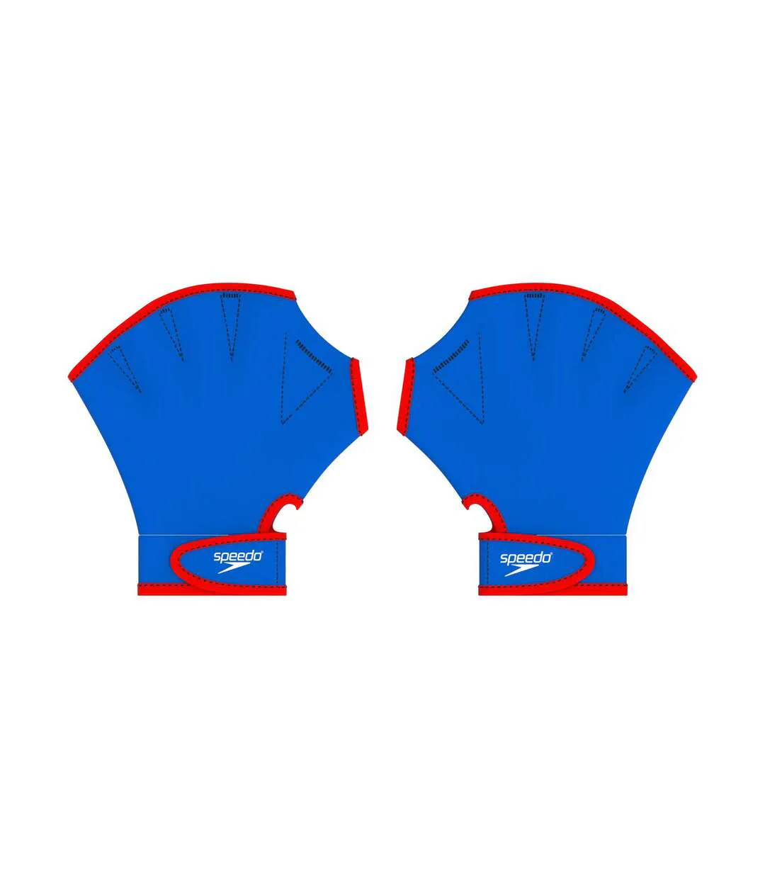 Gants De Natation À Bords Contrastés Et Scratch Aqua Adulte Bleu Blanc Speedo-1