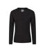 Mountain Warehouse Mens Talus Henley Thermal Top (Black)