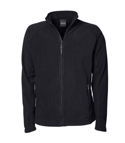 Tee Jays Mens Full Zip Active Lightweight Fleece Jacket (Black) - UTBC3362