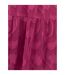 Jupe Longue Motif/style Floral En Relief Femme Fuchsia Lovedrobe-4