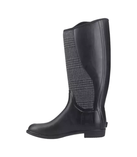 Womens/ladies Derby Tall Wellington Boots Black Muck Boots