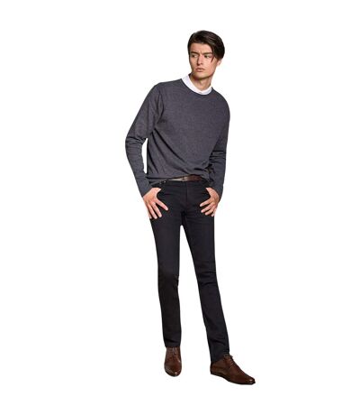So Denim Pantalon En Jean À Coupe Droite Homme Noir Awdis