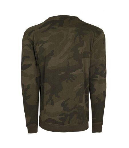 Sweat Motif/style Camouflage Homme Vert Camouflage Build Your Brand