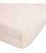 Drap Housse en Lin Adorable 140x190cm Beige Lin-1