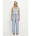 Gilet de costume rayé aspect irrégulier-3