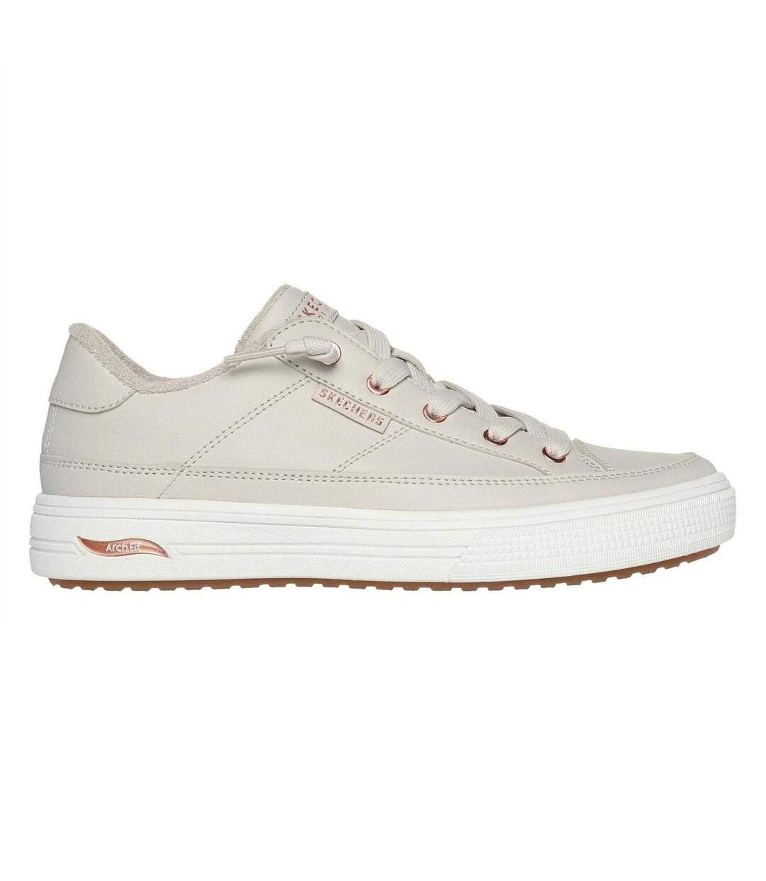 Baskets Arcade On My Way Femme Blanc Cassé Skechers-3