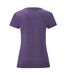 T-shirt iconic femme violet chiné Fruit of the Loom Fruit of the Loom