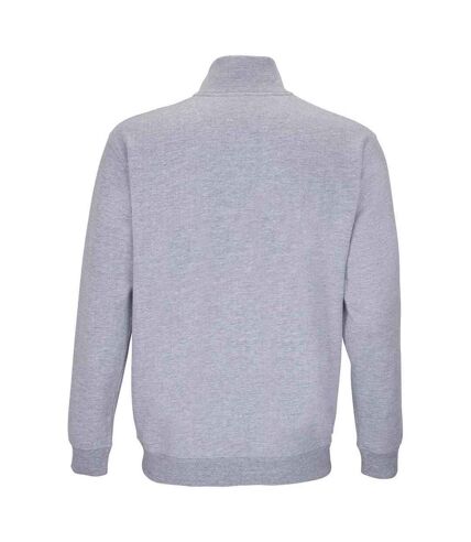 SOLS Unisex Adult Conrad Marl Quarter Zip Sweatshirt (Grey Marl) - UTPC5882