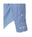 Chemise Motif/style À Carreaux Crete Homme Bleu Di Selentino-3