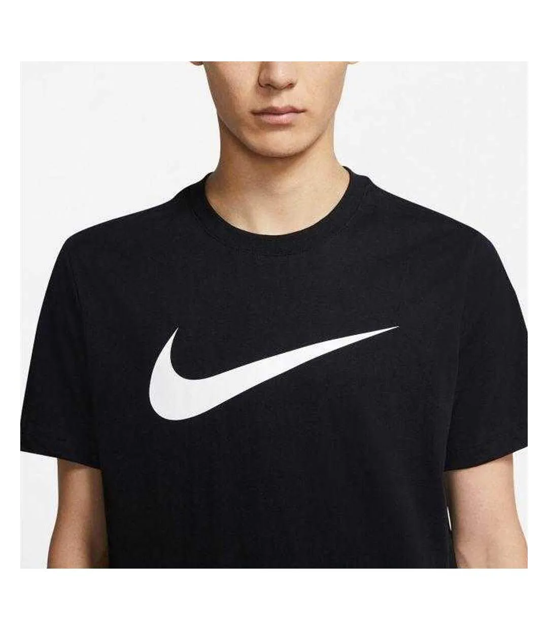 Mens Nsw Icon Swoosh T-shirt Black Nike-3