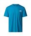 Mens Lightbright Crew Neck Regular T-shirt Dusky Blue The North Face-2